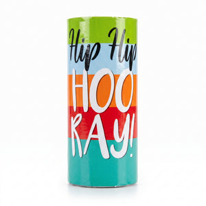 "Hip Hip Hooray" Confetti Party Poppers