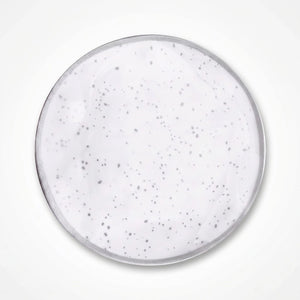 Elegant Silver Trim Melamine Appetizer Plate - 6.25 Inch