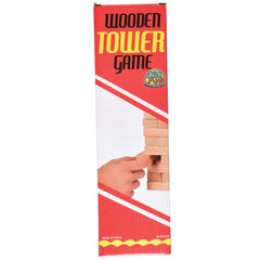 Wooden Tower Game/10.5 In - 1 Count