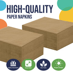 Gold Beverage Napkins | 1800 Count