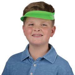 Neon Plastic Visors - 12 Count