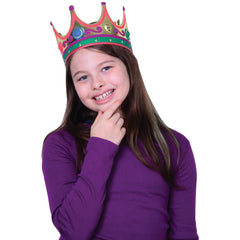 Adult Gold Foil Crowns - 12 Count