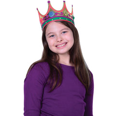 Adult Gold Foil Crowns - 12 Count