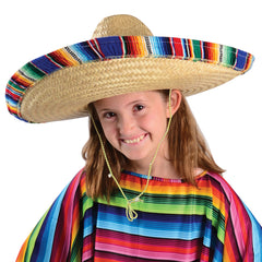 Multi-Colored Sombrero - 1 Count