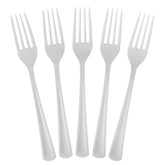Heavy Duty White Plastic Forks | 50 Count