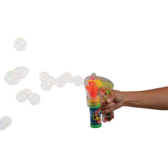 Flashing Bubble Gun/6 Per Pk - 6 Count