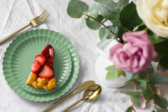 Scalloped Paper Plate Combo 20/20 - Matcha