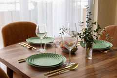 Scalloped Paper Plate Combo 20/20 - Matcha