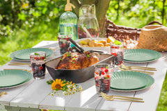 Scalloped Paper Plate Combo 20/20 - Matcha