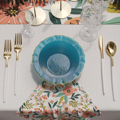 12 Oz. Peacock/Gold Petal Bowls | 120 Count