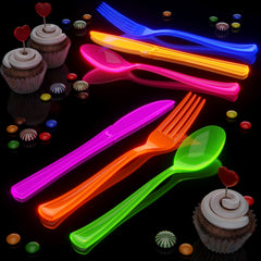 Heavy Duty Neon Plastic Forks - 7.5 in. | Case of 1440
