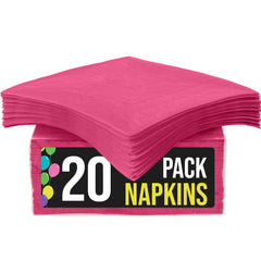 Cerise Luncheon Napkins | 20 Count