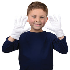 Child Size White Gloves/1 Pair - 1 pair Count