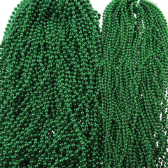 Mardi Gras Met Bead Necklaces/4Mm (Sold By Gross) - 144 Count