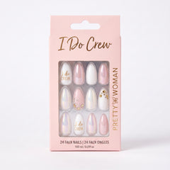 "I Do Crew" Fake Nails for Bridal Showers