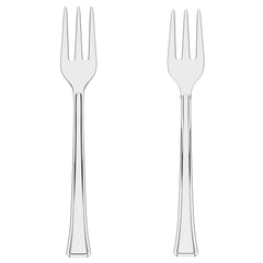 Exquisite Clear Plastic Tasting Forks | 500 Count
