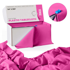 54 In. x 300 Ft. Cut To Size Table Roll | Cerise | Case of 4