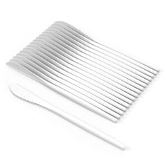 Trendables Gloss White Plastic Knives | 480 Count