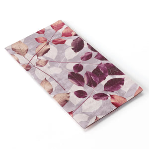 Rose Gold Leaf Print Luncheon Napkins - 7.9 In. X 4.3 In. | 720 Count