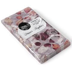 Rose Gold Leaf Print Luncheon Napkins - 7.9 In. X 4.3 In. | 720 Count