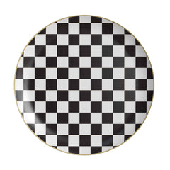 10 In. Earthtrends Checkered Design Plates | 20 Count