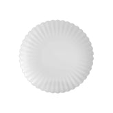 8.5 In. Scalloped Paper Plates - Snow | 10 Count