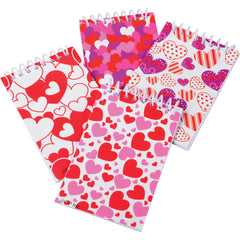 Valentine Notebooks/8 Per Pkg - 8 Count