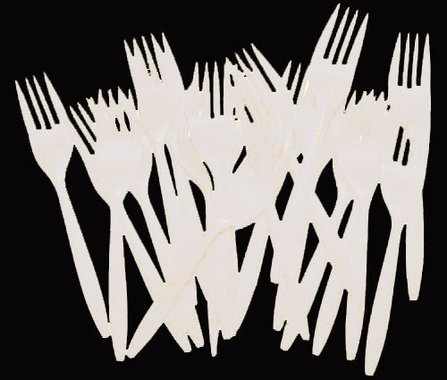 White Plastic Forks | 48 Count