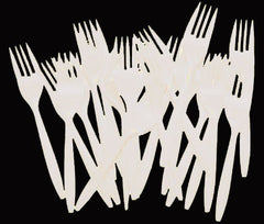 White Plastic Forks | 48 Count