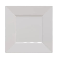 8 In. White Square Plates | 10 Count