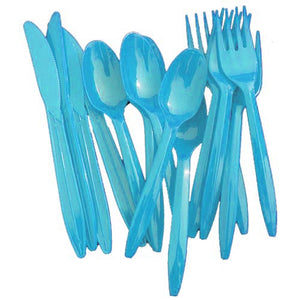 Turquoise Cutlery Combo Pack | 48 Count