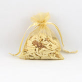 4in. x 5in. Gold Sheer Organza Pouch (12)