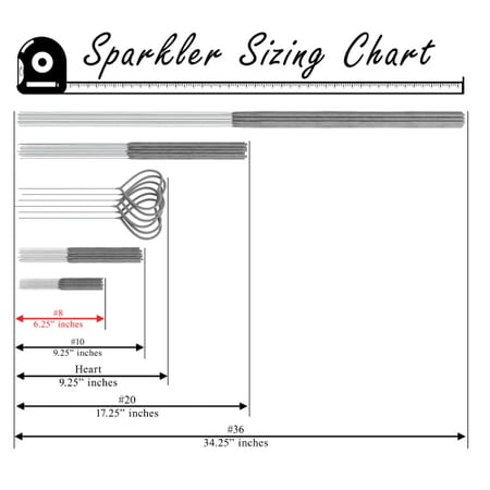 20in. Gold Wedding Sparklers (32)