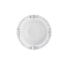 5 Oz. Gray / Silver Victorian Design Bowls | 20 Count