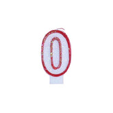 3 In. 0 Birthday Candle