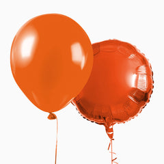 Orange Balloons: Bright, Energetic Decor