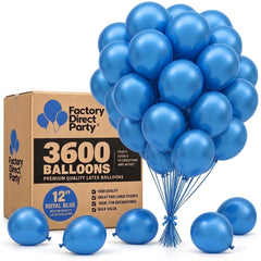12 in. Royal Blue Balloons | Case of 3600
