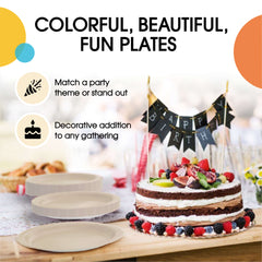 9 In. Ivory Paper Plates - 50 Ct.