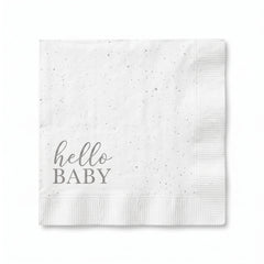 Ginger Ray "Hello Baby" Printed Luncheon Napkins - 6.5 In. x 6.5 In.