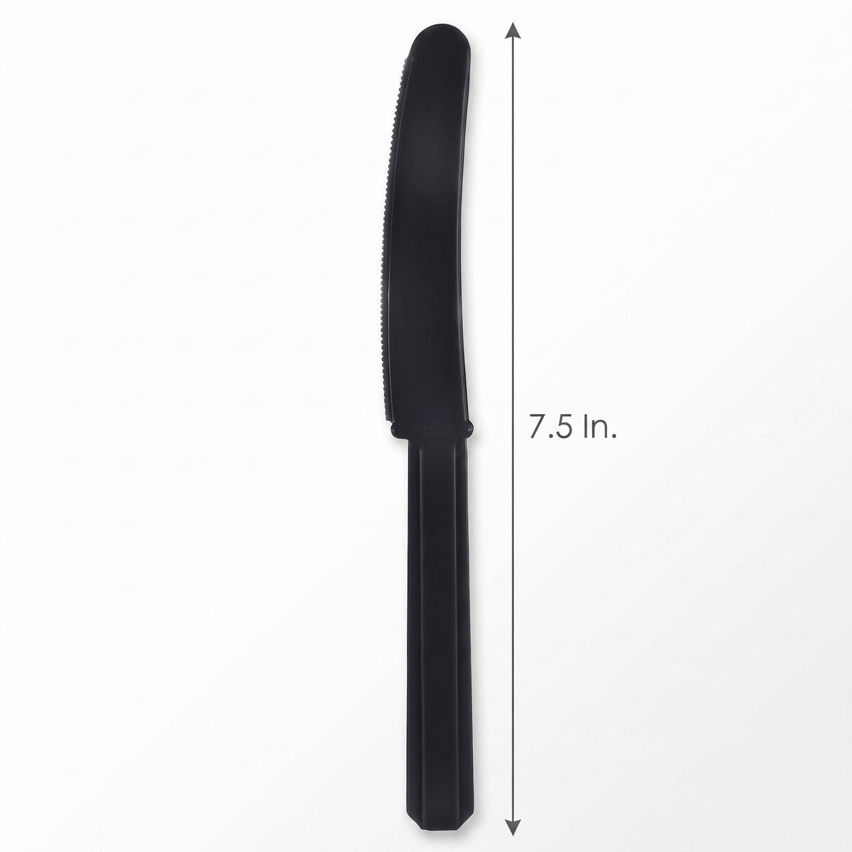 Black Plastic Economy Knives - 7.5 in.