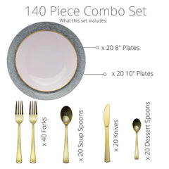 10 In. Ornamental Design Plastic Plates | 10 Count