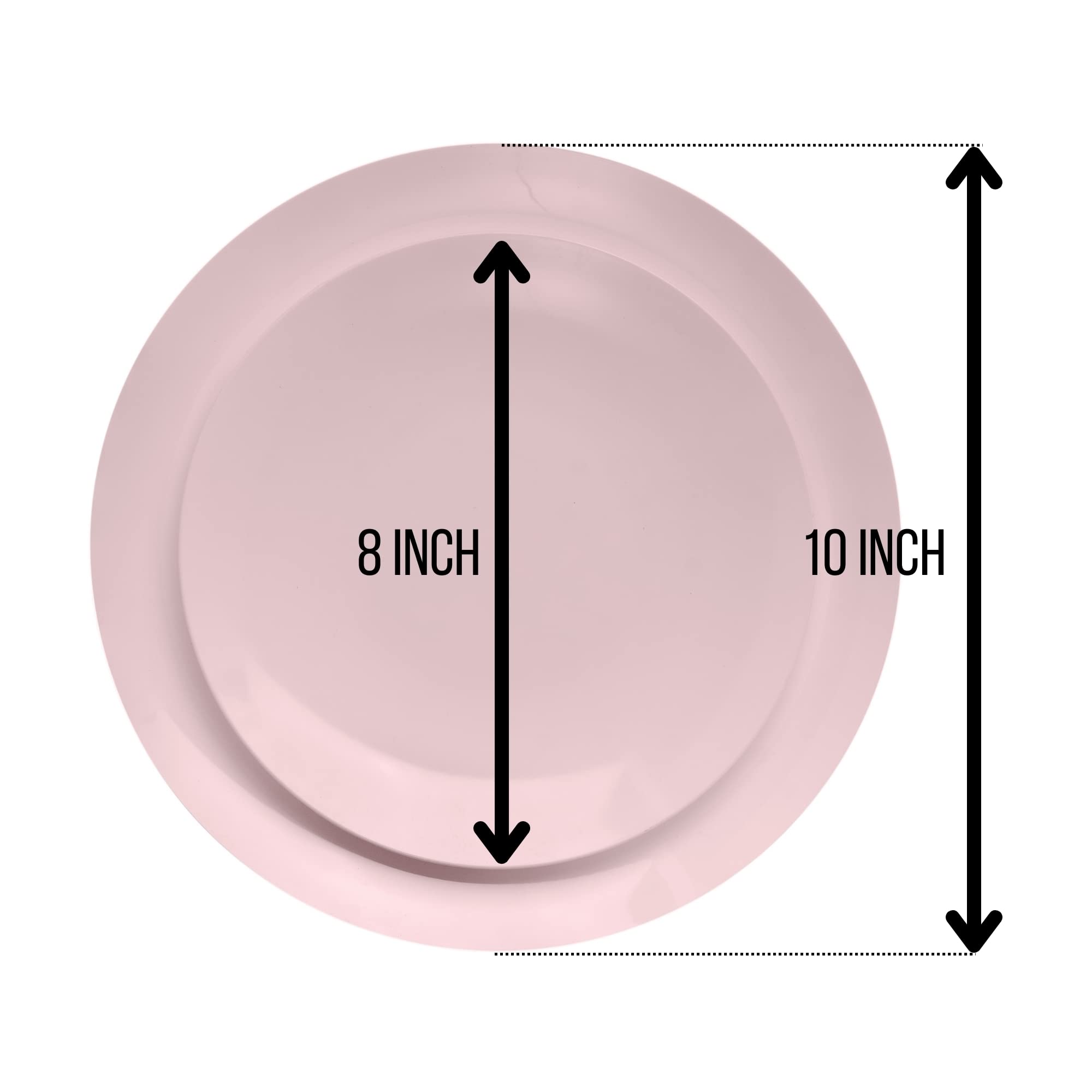 10 In. Popcorn Design Plates | 10 Count