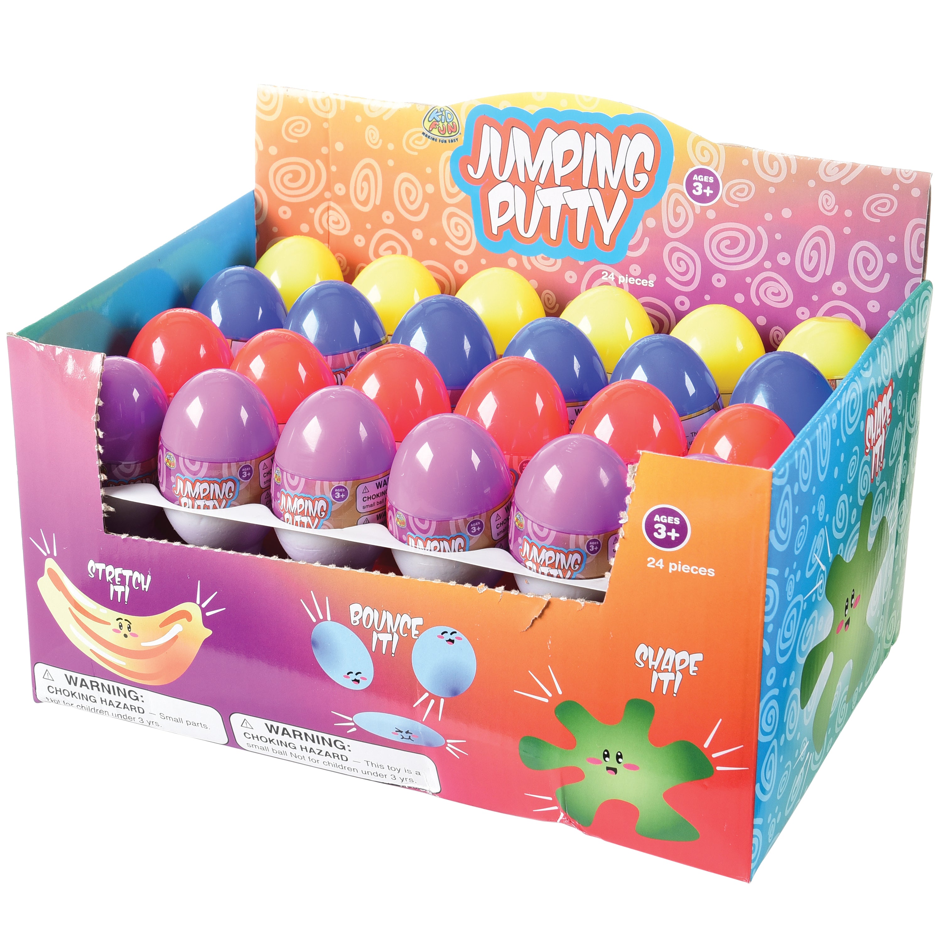 Jumping Putties/48 Per Disp - 48 Count