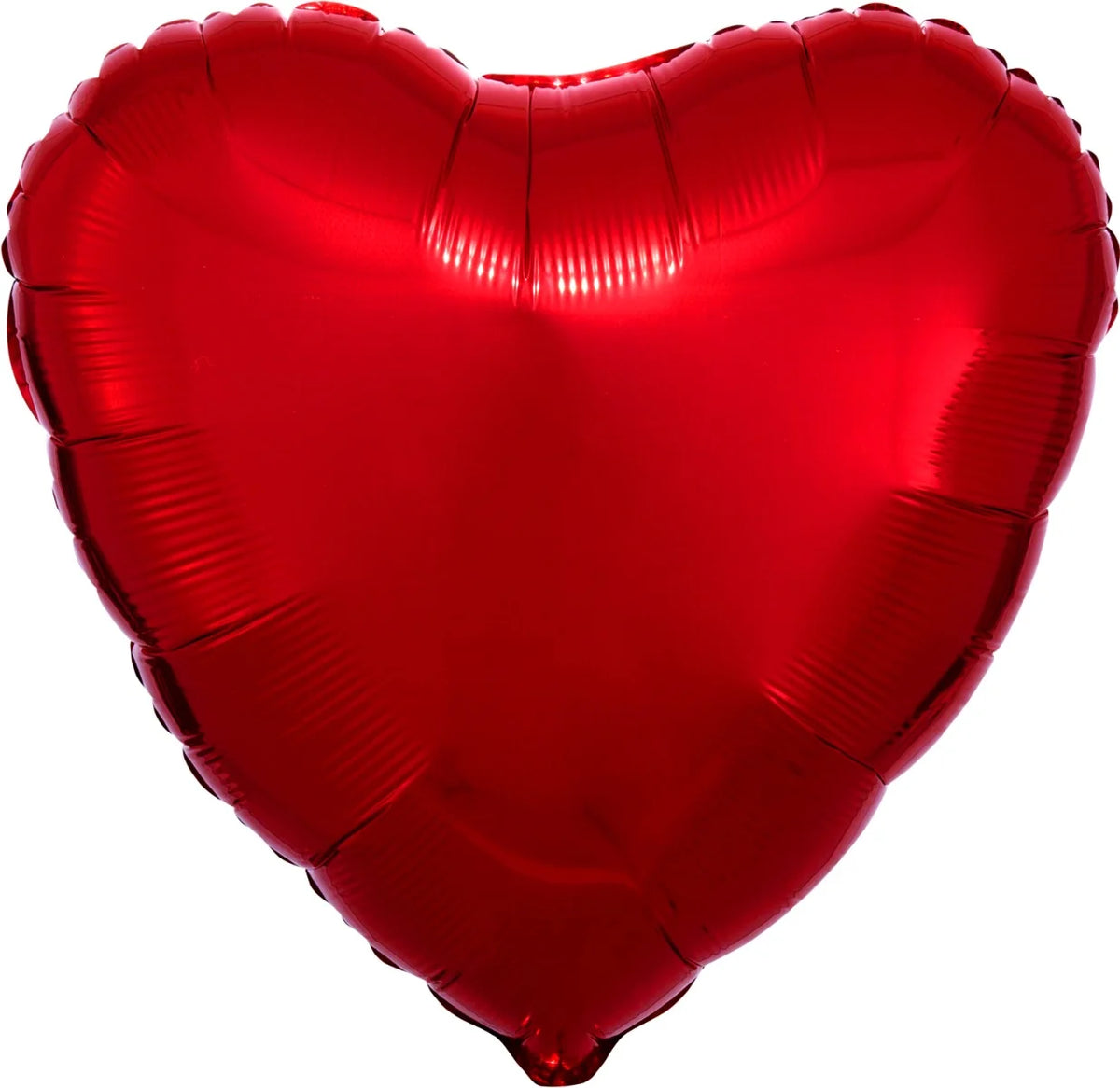 Metallic Red Heart Foil Balloon - 18"