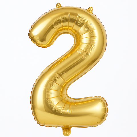 16 in. Air-Filled Number Balloons