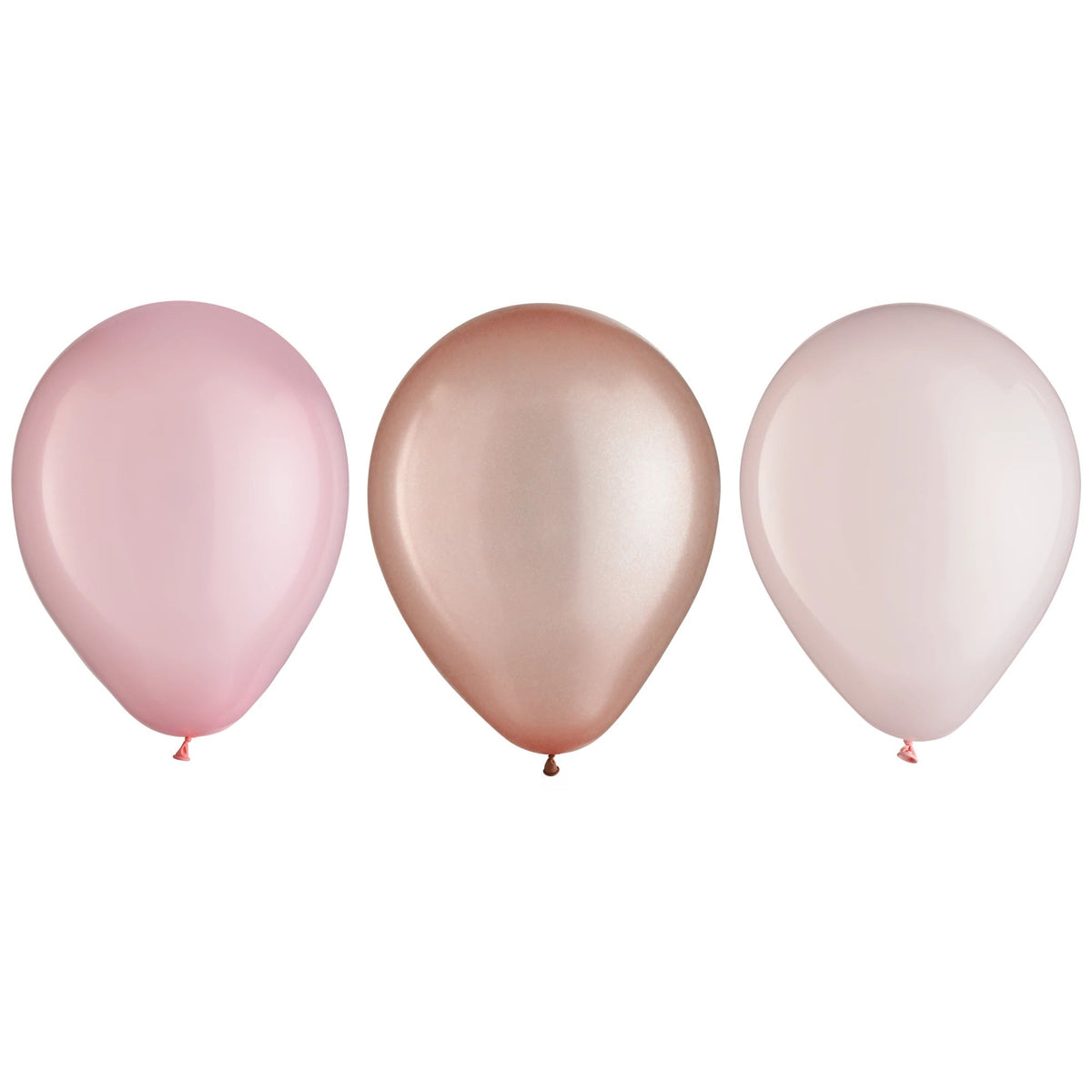 Elegant Rose Gold Latex Balloons, 5-Inch, 25-Pack for Celebrations