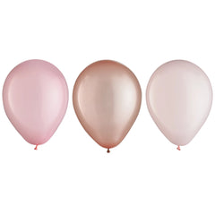 Elegant Rose Gold Latex Balloons, 5-Inch, 25-Pack for Celebrations