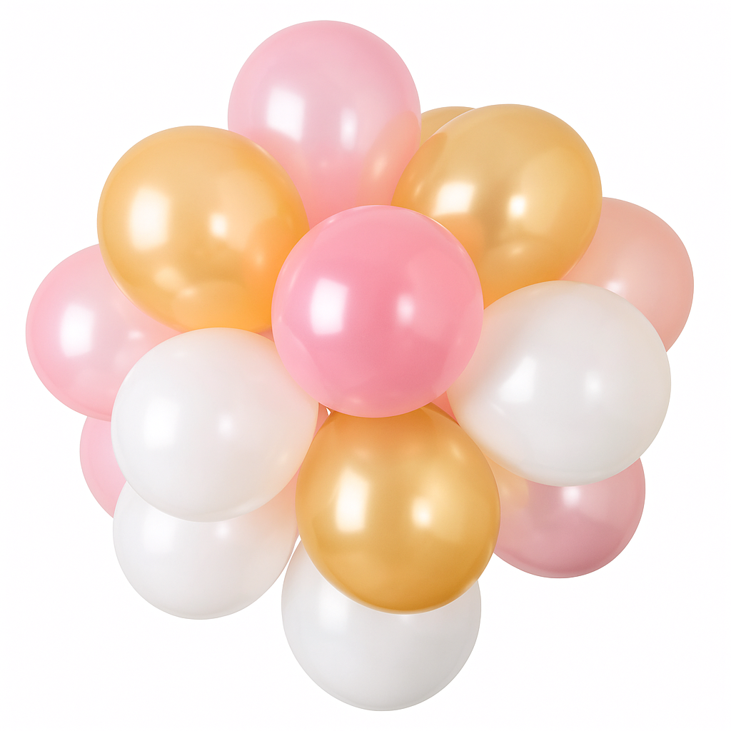 Pastel Sphere Latex Balloon Chandelier Kit