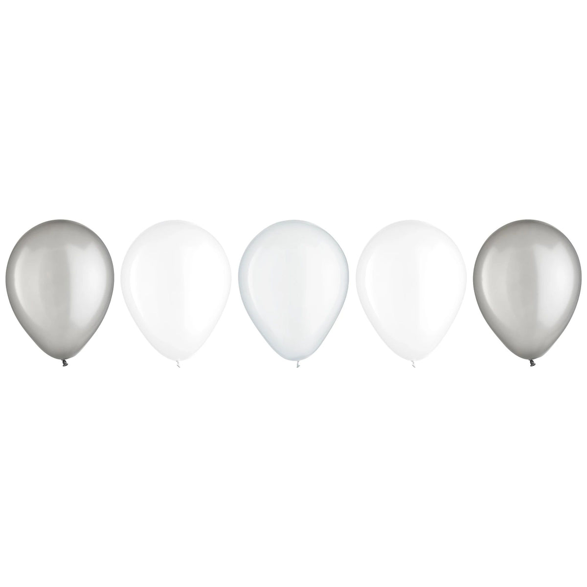 Platinum Mix Latex Balloons, 11-Inch, 15-Pack