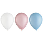 Gender Reveal 5-Inch Latex Balloons - 25 Pack